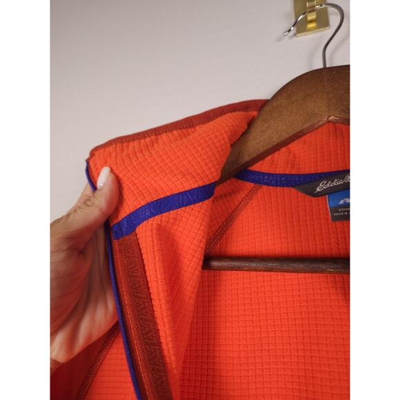 Eddie Bauer Women’s L Orange 1/4 Zip Performance Pullover – Stretch, Lightweight - Picture 11 of 15